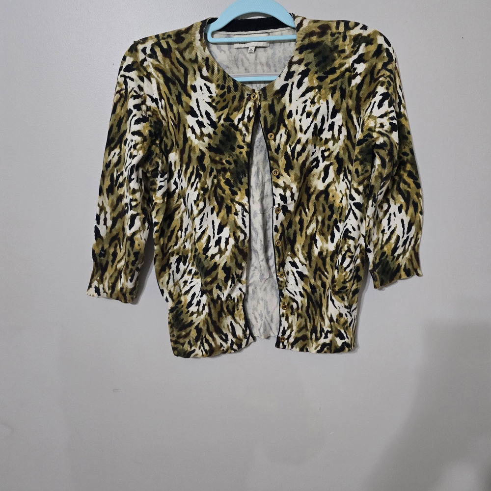 Jones New York Animal Print Sweater